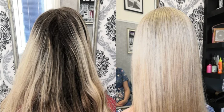 Dámské kadeřnické balíčky pro všechny délky vlasů s možností masky a žehlení nebo kulmování