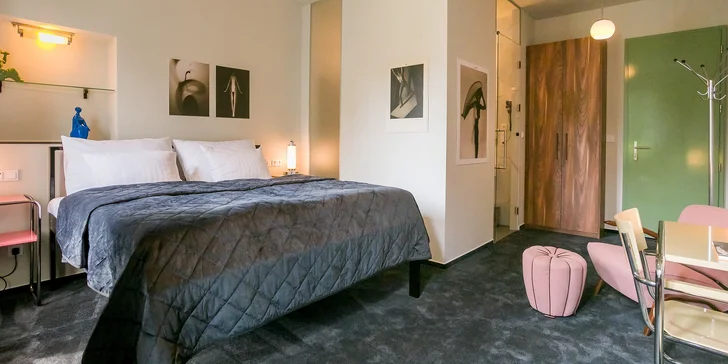 Unikátní ubytování se snídaní na východě Čech: zrenovovaný hotel, 6 designových pokojů, každý je originál