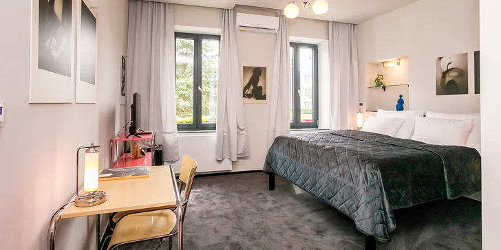 Unikátní ubytování se snídaní na východě Čech: zrenovovaný hotel, 6 designových pokojů, každý je originál