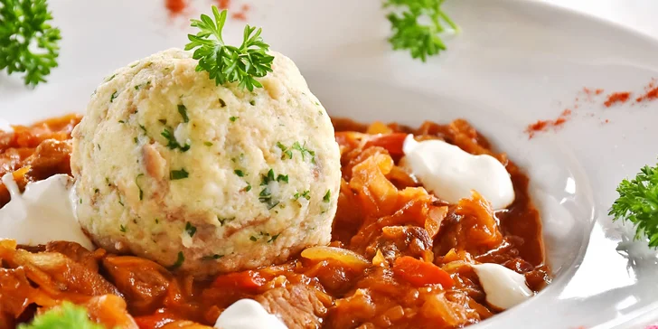 Oběd bez práce a starostí: 5× polední menu č. 1 včetně polévky a rozvozu po Plzni