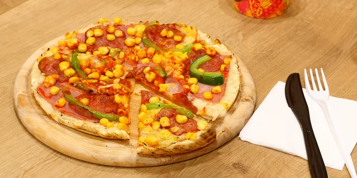 Otevřené vouchery do Maníkovy pizzy: nápoje i pizza, burger nebo stripsy dle výběru