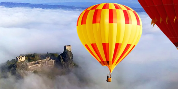 Úžasný hodinový let horkovzdušným balonem