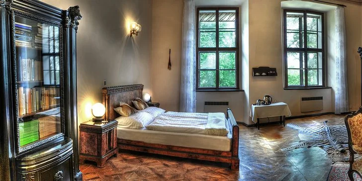 Romantika a skvělé jídlo pro dva v Chateau Hostačov