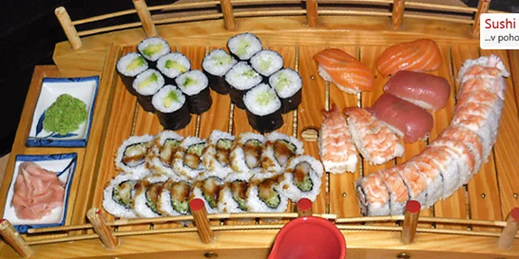Bohaté degustační sushi menu pro dva
