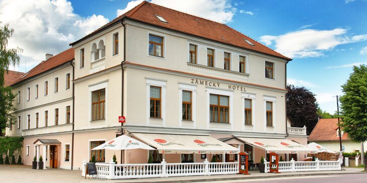 Relax na Vranově v nově otevřeném hotýlku s moderní českou kuchyní a barem: snídaně i uvítací večeře