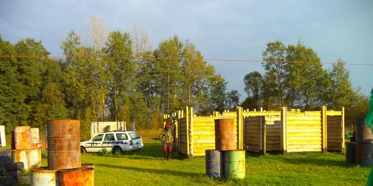 Paintball pro děti: přestřelka až pro 10 osob, každému vybavení a 100 kuliček