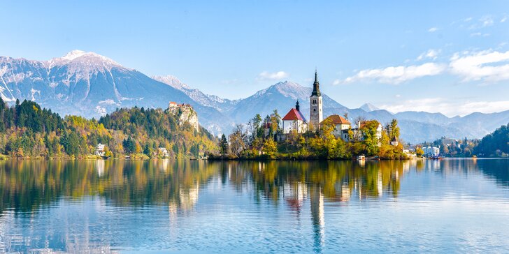 Dovolená u slovinského jezera Bled: pobyt se snídaní i wellness a dítě do 14,9 let zdarma