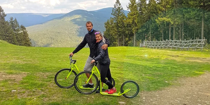 Výlet po Krkonoších: půjčení koloběžky nebo elektrokola na celý den