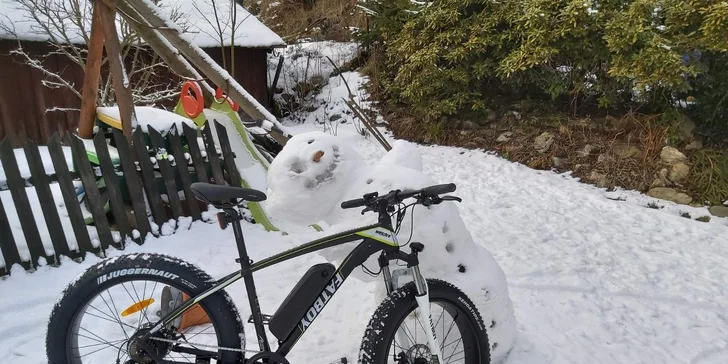 Výlet po Krkonoších: půjčení elektrokola FatBike na celý den