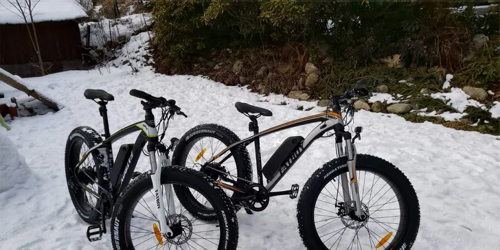 Výlet po Krkonoších: půjčení elektrokola FatBike na celý den