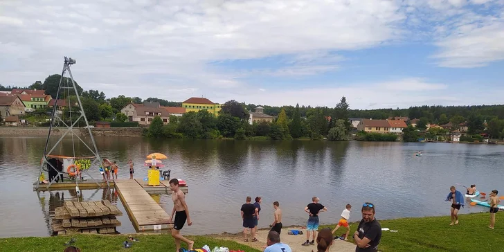 Wakeboard až pro 4 osoby: jedna či dvě hodiny parádní zábavy na vodním vleku