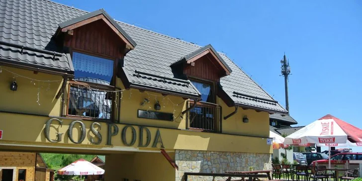 Útulný horský hostinec z polské strany Orliček: snídaně, spa zóna s neomezeným přístupem