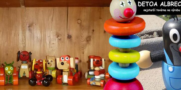 Prohlídka muzea výroby dřevěných hraček + dárek