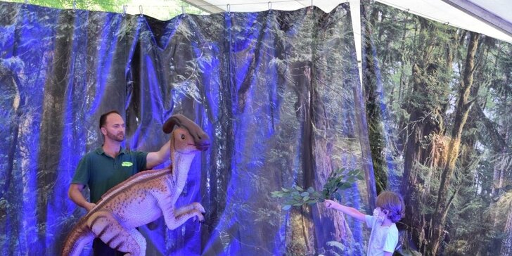 Vstupné na Cestování s dinosaury v Kladně: 100minutová úchvatná interaktivní show pro děti i dospělé