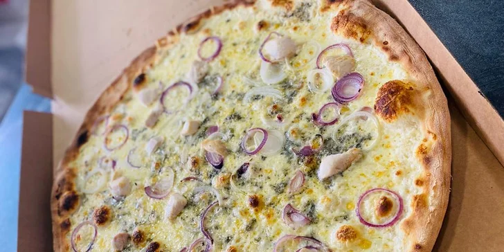 Pizza na odnos s sebou: průměr 32 cm, výběr z 24 druhů
