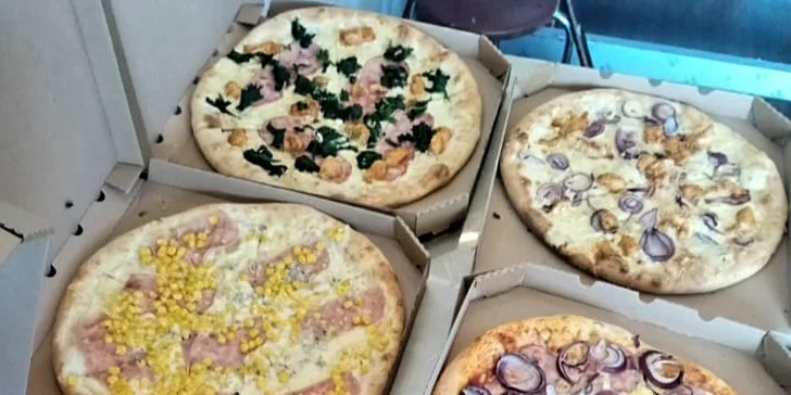 Pizza o průměru 32 cm na odnos s sebou: výběr z 26 druhů