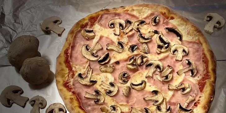 Pizza na odnos s sebou: průměr 32 cm, výběr z 24 druhů