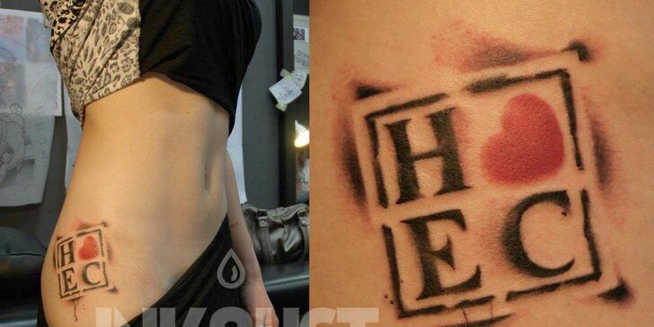 Tetování 10×10 cm v novém studiu Inkoust Tattoo