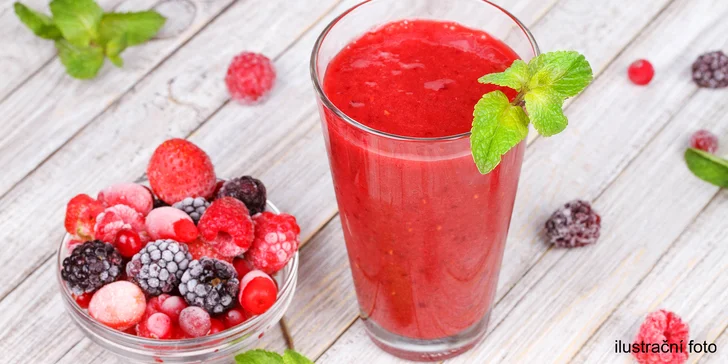 Ledové smoothie dle výběru pro jednoho i dva: v kavárně či s sebou