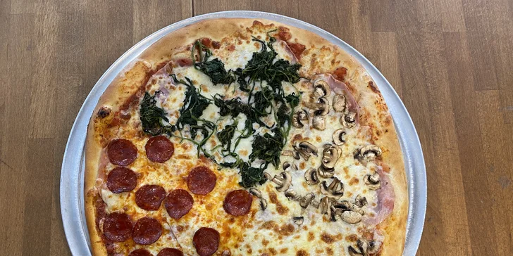 Pořádná italská dobrota: 1-2 pizzy o průměru 40 cm dle výběru ze spousty druhů