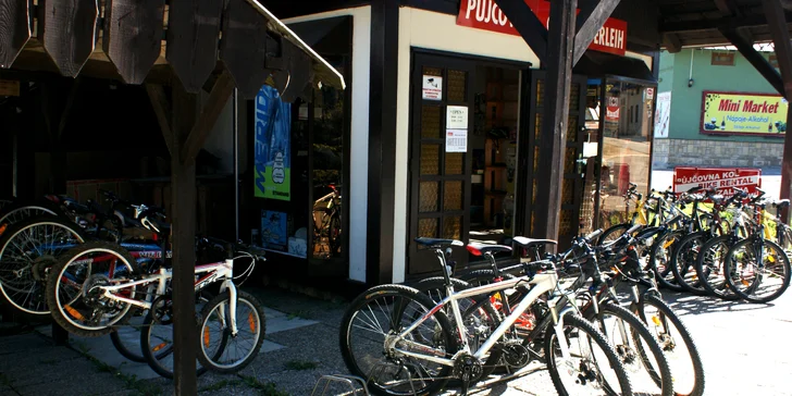 Zapůjčení kola, koloběžky či elektrokola včetně helmy