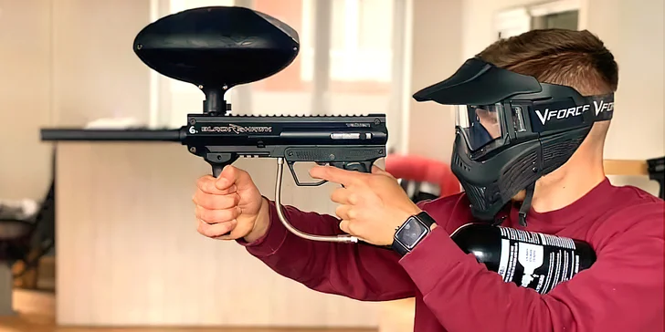 Až 3hod. indoor paintball vč. zapůjčení vybavení pro 1 nebo 10 osob