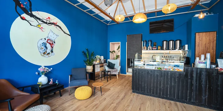 Střední či velký bubble tea nebo osvěžující perlivý ovocný čaj dle výběru
