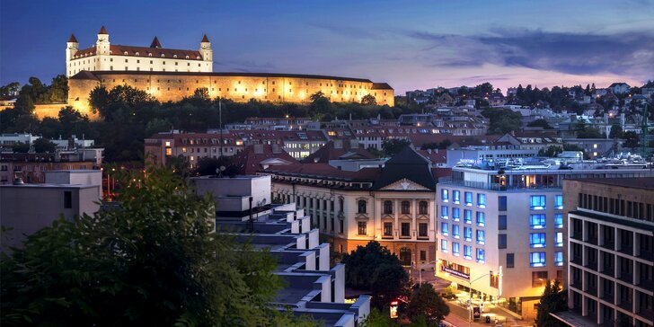 4* pobyt v hotelu nedaleko historického centra Bratislavy: snídaně a neomezený wellness