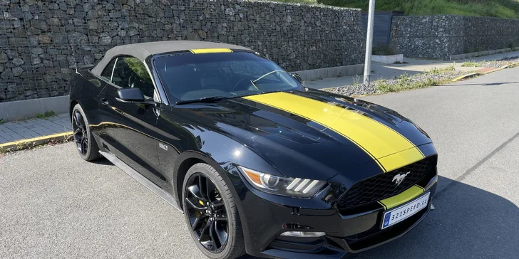 Ford Mustang GT 5.0 V8 Cabrio na 6, 12 či 24 hodin