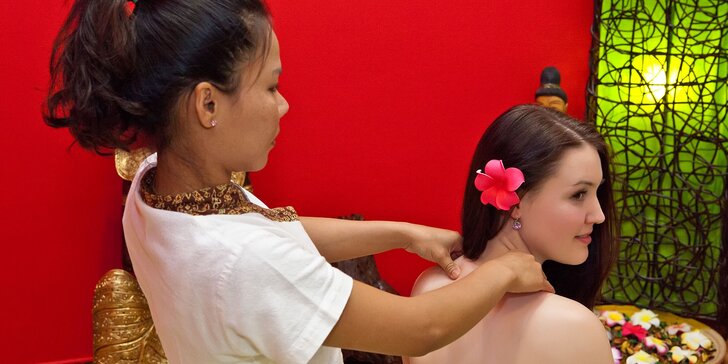 Hoďte stres za hlavu: 30–60 minut masáže dle výběru v Thajském ráji