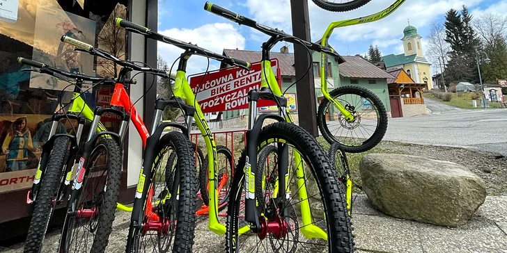 Zapůjčení kola, koloběžky či elektrokola včetně helmy