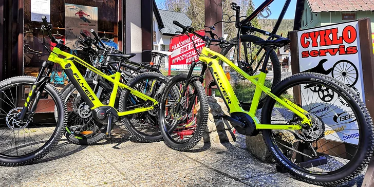 Zapůjčení kola, koloběžky či elektrokola včetně helmy