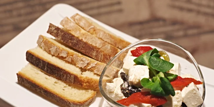 Tři chody v srdci Teplic pro dvě osoby: menu s kachním prsem, sýrem halloumi či panenkou