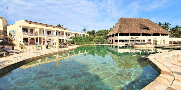 3* resort v africkém stylu na Zanzibaru s novým bazénem