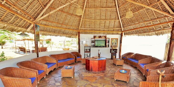 3* oblíbený resort v africkém stylu na Zanzibaru s novým bazénem a česky hovořícím delegátem
