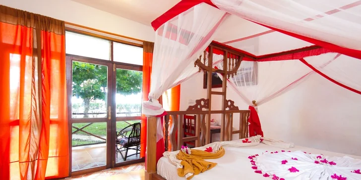 3* oblíbený resort v africkém stylu na Zanzibaru s novým bazénem a česky hovořícím delegátem