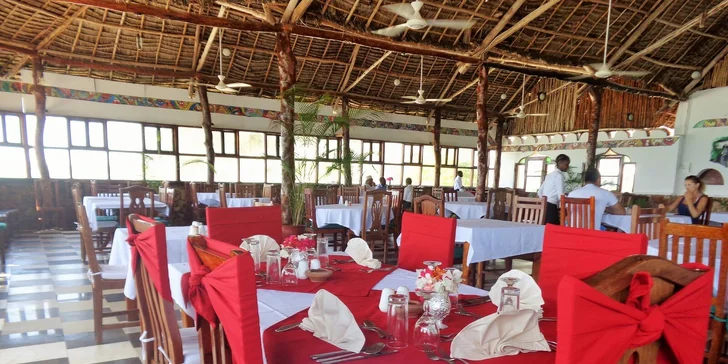 3* oblíbený resort v africkém stylu na Zanzibaru s novým bazénem a česky hovořícím delegátem