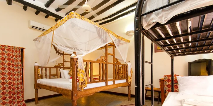 3* oblíbený resort v africkém stylu na Zanzibaru s novým bazénem a česky hovořícím delegátem