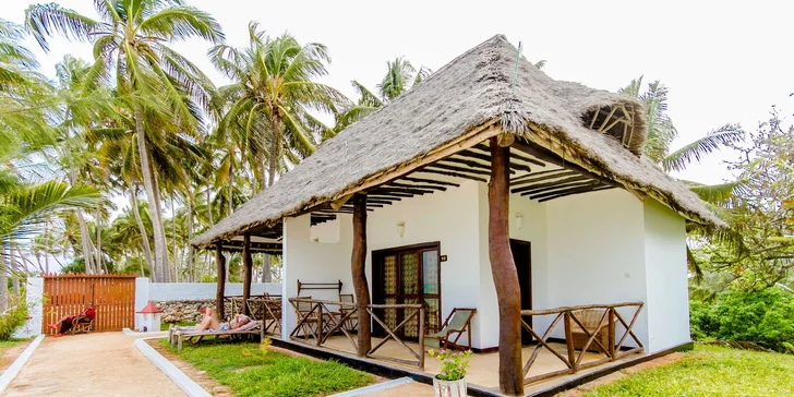 3* oblíbený resort v africkém stylu na Zanzibaru s novým bazénem a česky hovořícím delegátem