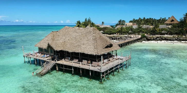 3* oblíbený resort v africkém stylu na Zanzibaru s novým bazénem a česky hovořícím delegátem