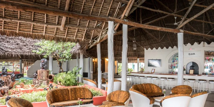 4* resort na exotickém Zanzibaru: 6–12 nocí, all inclusive, jacuzzi s barem