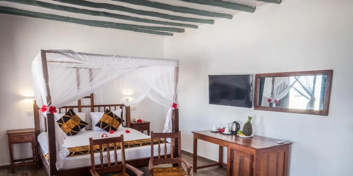 4* resort na exotickém Zanzibaru: 6–12 nocí, all inclusive, jacuzzi s barem