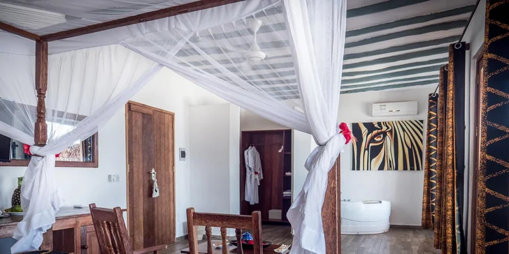 4* resort na exotickém Zanzibaru: 6–12 nocí, all inclusive, jacuzzi s barem