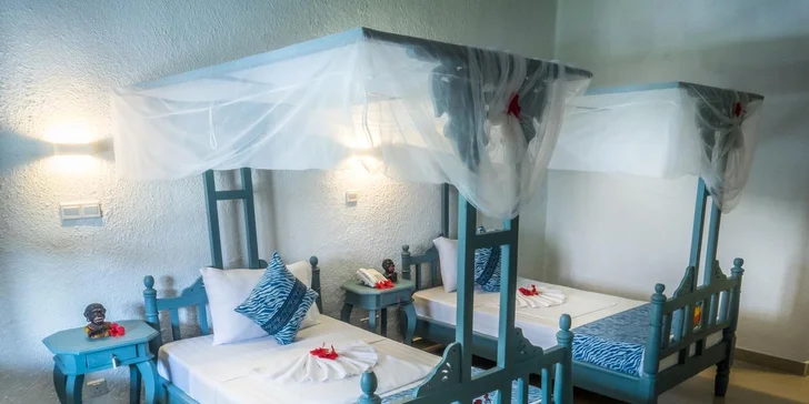 4* resort na exotickém Zanzibaru: 6–12 nocí, all inclusive, jacuzzi s barem