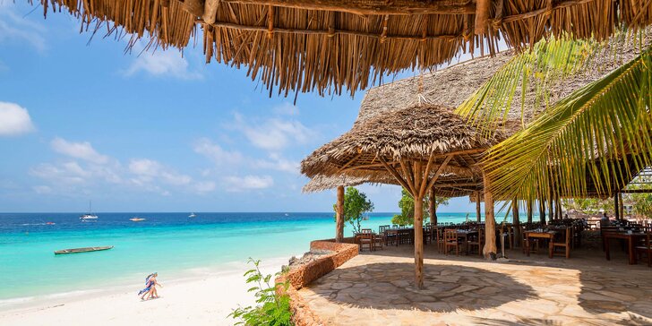 Exotický 4*+ resort na Zanzibaru: 6–12 nocí, all inclusive, sladkovodní bazén a česky hovořící delegát
