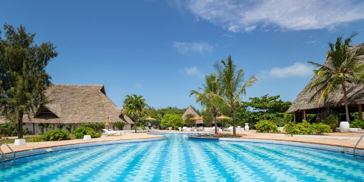 Exotický 4*+ resort na Zanzibaru: 6–12 nocí, all inclusive, sladkovodní bazén a česky hovořící delegát