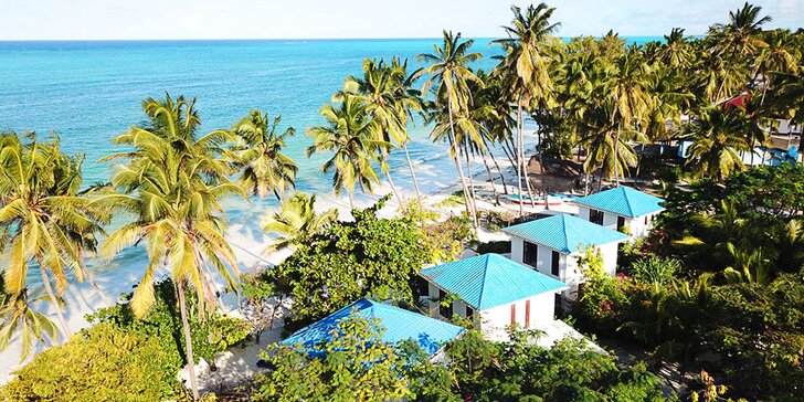 Příjemný 3* hotel na Zanzibaru v africkém stylu na 6–12 nocí a česky hovořící delegát