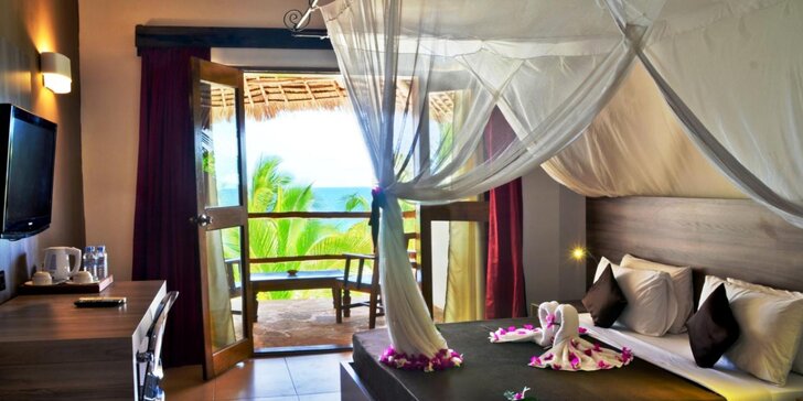 Nádherný 4* hotel na Zanzibaru: 6–12 nocí, all inclusive light, přímo u pláže