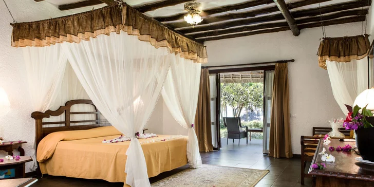 4*+ resort v africkém stylu na Zanzibaru: 6–12 nocí, hotel se 3 bazény a česky hovořícím delegátem