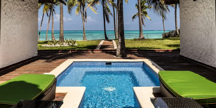 4*+ resort v africkém stylu na Zanzibaru: 6–12 nocí, hotel se 3 bazény a česky hovořícím delegátem